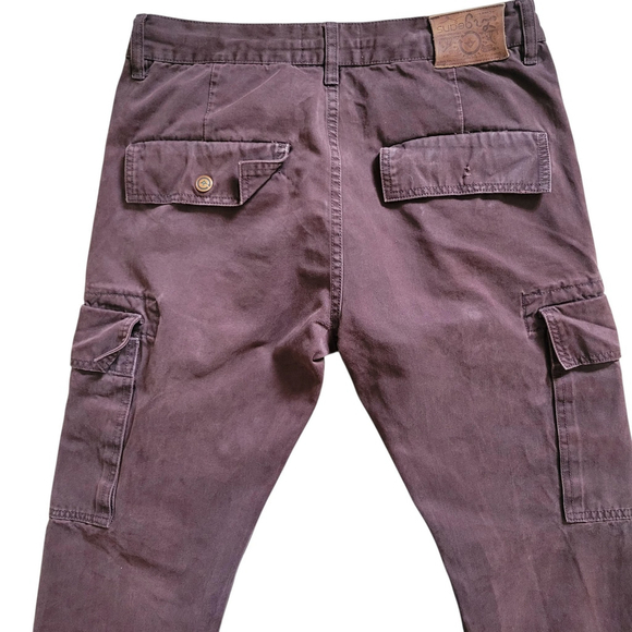 LRG Lifted Research Group Men's Drawstring Tapered Cargo Pants Size 34/33 - Picture 6 of 10